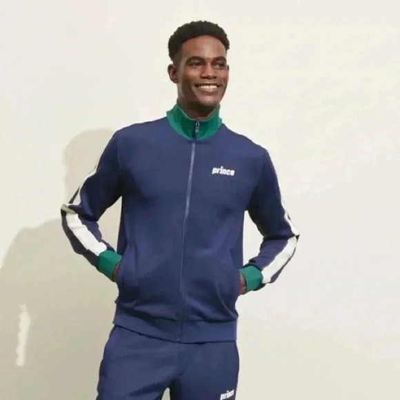 NWOT Prince Pickleball Men's Zip-Front Warm-Up
Jacket - Navy Blue Large - Picture 1 of 2